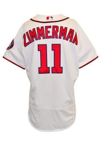 2017 Ryan Zimmerman Washington Nationals Opening Day Game-Used Home Jersey