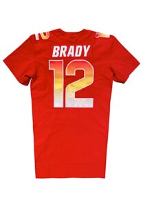 2017 Tom Brady New England Patriots Game-Issued Pro Bowl Jersey