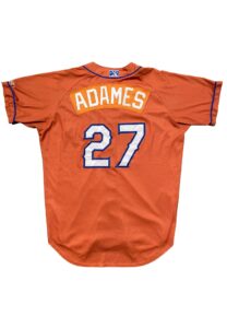 2017 Willy Adames Durham Bulls Game-Used Alternate Jersey