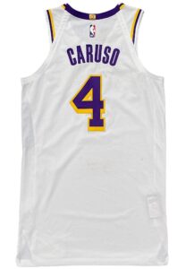 2018-19 Alex Caruso LA Lakers Game-Used Jersey