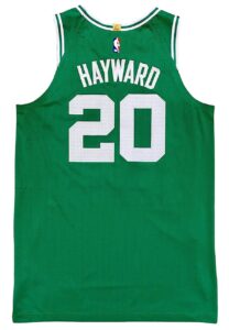 2018-19 Gordon Hayward Boston Celtics Playoffs Game-Used Road Jersey