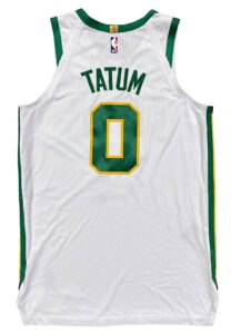 2018-19 Jayson Tatum Boston Celtics Game-Issued City Jersey