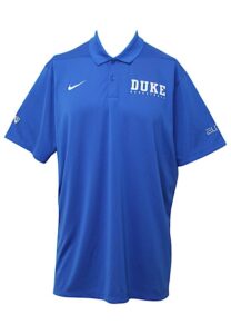 2018-19 Zion Williamson Duke Blue Devils Player-Worn Polo