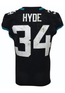 2018 Carlos Hyde Jacksonville Jaguars Game-Used Jersey