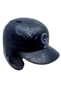 2018 Charlie Blackmon Colorado Rockies Game-Used Home Run Helmet