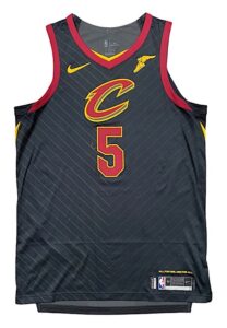 2018 J.R. Smith Cleveland Cavaliers NBA Playoffs Game-Used Alternate Jersey