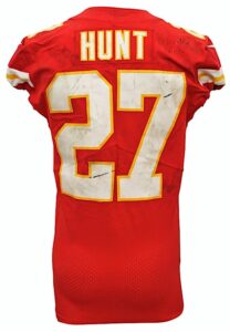 2018 Kareem Hunt Kansas City Chiefs Game-Used Jersey