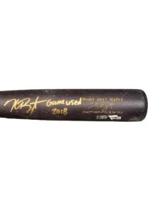 2018 Kris Bryant Chicago Cubs Game-Used & Signed Bat