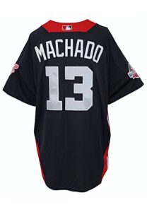 2018 Manny Machado Baltimore Orioles Player-Worn All-Star Game Batting Practice Jersey