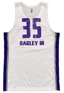 2018 Marvin Bagley III Sacramento Kings Game-Used Rookie Summer League Jersey