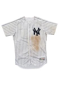 2018 Miguel Andujar NY Yankees Game-Used Home Jersey