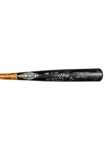 2018 Mike Trout Los Angeles Angels Game-Used & Signed Multiple Home Run Bat