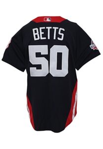 2018 Mookie Betts Boston Red Sox Player-Worn All-Star Game Batting Practice Jersey