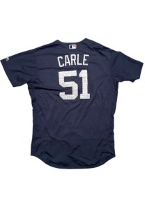 2018 Shane Carle Atlanta Braves Game-Used Jersey