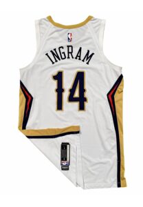 2019-20 Brandon Ingram New Orleans Pelicans Game-Used Home Jersey