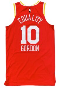 2019-20 Eric Gordon Houston Rockets Game-Used Jersey