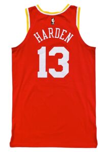 2019-20 James Harden Houston Rockets Game-Used Retro Jersey