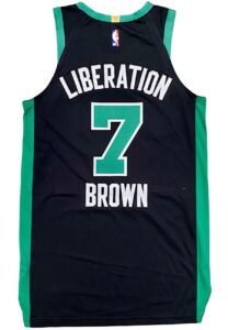 2019-20 Jaylen Brown Boston Celtics Game-Used “Liberation” Jersey