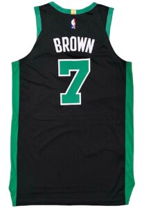 2019-20 Jaylen Brown Boston Celtics Game-Used “Statement” Jersey