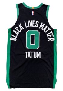 2019-20 Jayson Tatum Boston Celtics “Black Lives Matter” Game-Used Jersey