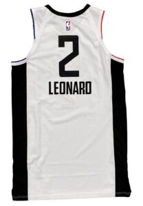 2019-20 Kawhi Leonard LA Clippers Game-Used City Jersey