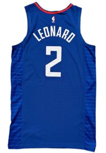 2019-20 Kawhi Leonard LA Clippers Game-Used Jersey