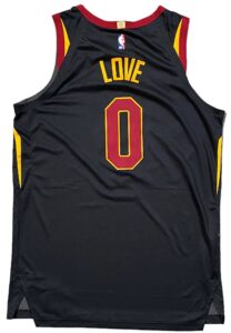 2019-20 Kevin Love Cleveland Cavaliers Game-Used Jersey