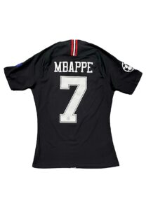 2019-20 Kylian Mbappe Paris Saint-Germain Match-Used Jersey