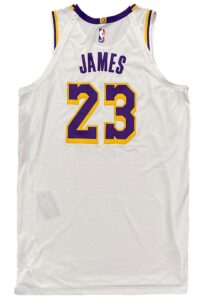 2019-20 LeBron James LA Lakers Game-Used Jersey