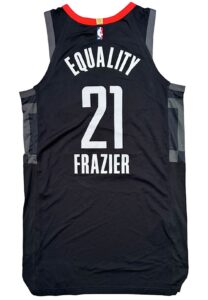 2019-20 Michael Frazier Houston Rockets Game-Used Jersey