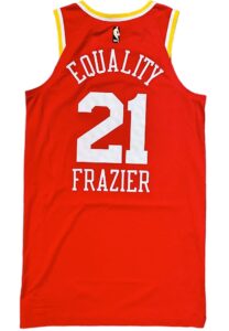 2019-20 Michael Frazier Houston Rockets Game-Used Jersey