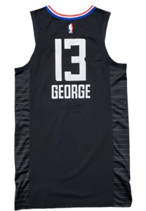 2019-20 Paul George LA Clippers Game-Used Jersey