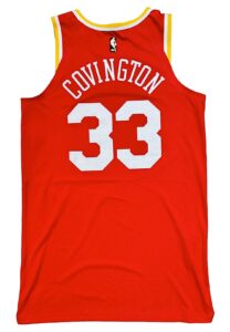 2019-20 Robert Covington Houston Rockets Game-Used Jersey