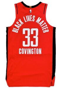 2019-20 Robert Covington Houston Rockets Game-Used Jersey