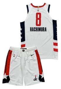 2019-20 Rui Hachimura Washington Wizards Rookie Game-Used Uniform