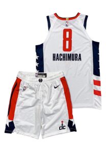 2019-20 Rui Hachimura Washington Wizards Rookie Game-Used Uniform