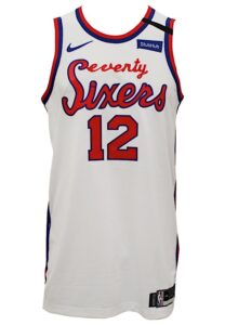 2019-20 Tobias Harris Philadelphia 76ers Game-Issued Retro Jersey