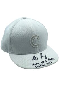 2019 Anthony Rizzo Chicago Cubs Game-Used & Signed Players Weekend Cap