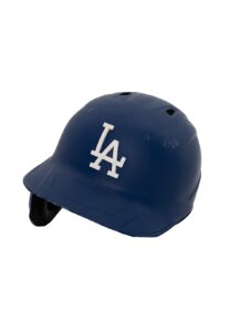 2019 Corey Seager LA Dodgers Postseason Game-Used Home Run Helmet