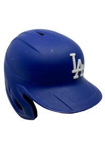 2019 Corey Seager LA Dodgers Postseason Game-Used Home Run Helmet