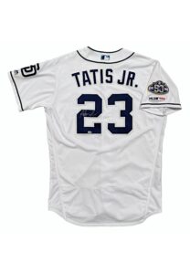 2019 Fernando Tatis Jr. San Diego Padres Rookie Game-Used & Autographed Home Jersey