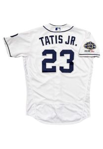 2019 Fernando Tatis Jr. SD Padres Rookie Game-Used Home Jersey