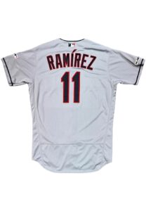 2019 Jose Ramirez Cleveland Indians Game-Used Jersey