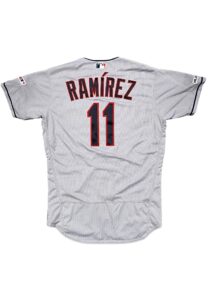 2019 Jose Ramirez Cleveland Indians Game-Used Jersey