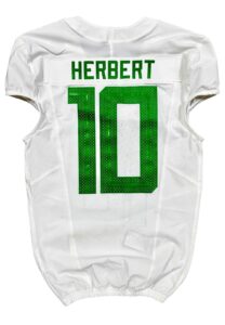 2019 Justin Herbert Oregon Ducks Game-Used Jersey