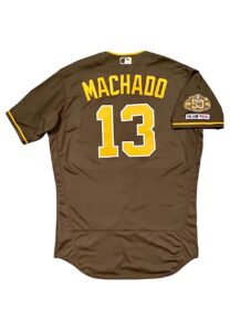 2019 Manny Machado SD Padres Game-Issued Alternate Jersey