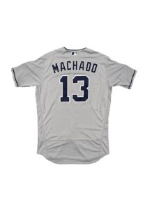 2019 Manny Machado SD Padres Team-Issued Jersey