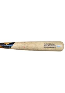 2019 Mike Moustakas Milwaukee Brewers Game-Used Opening Day Bat