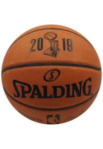 2019 NBA Finals Toronto Raptors vs. Golden State Warriors Game-Used Basketball