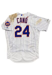 2019 Robinson Cano NY Mets Game-Used Home Run Jersey